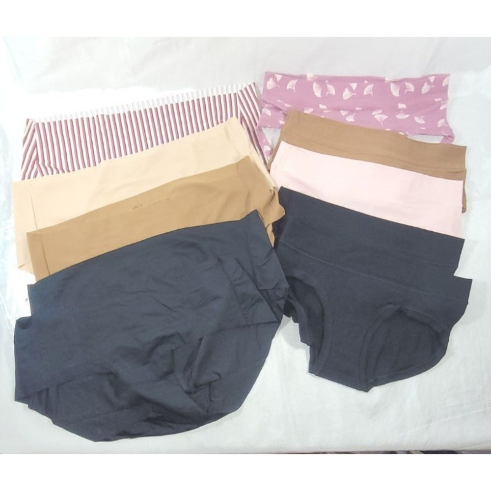Auden Women's 10-Pack Mix & Match Hipster Panties - Assorted Colors - Small
